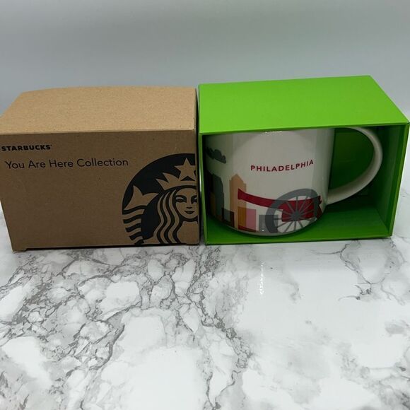 STARBUCKS 2017 Philadelphia You Are Here Collection Coffee Mug-14 fl Oz NEW! - Picture 1 of 5